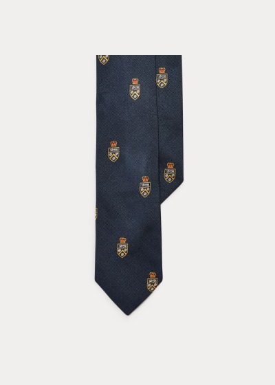 Polo Ralph Lauren Silk Narrow Club Slips Herre Danmark (METJH8435)